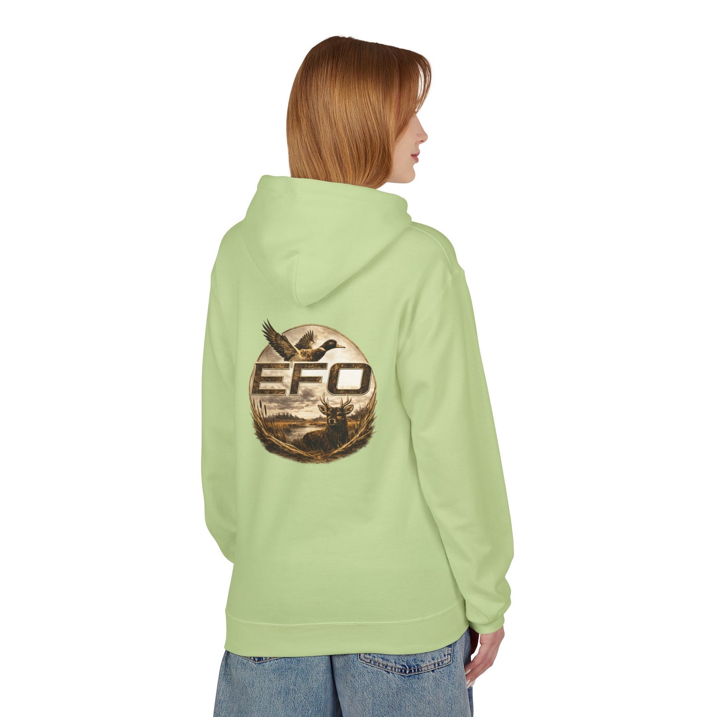 EFO Duck Hunting Logo Hoodie — Outdoor Hunting Crewneck